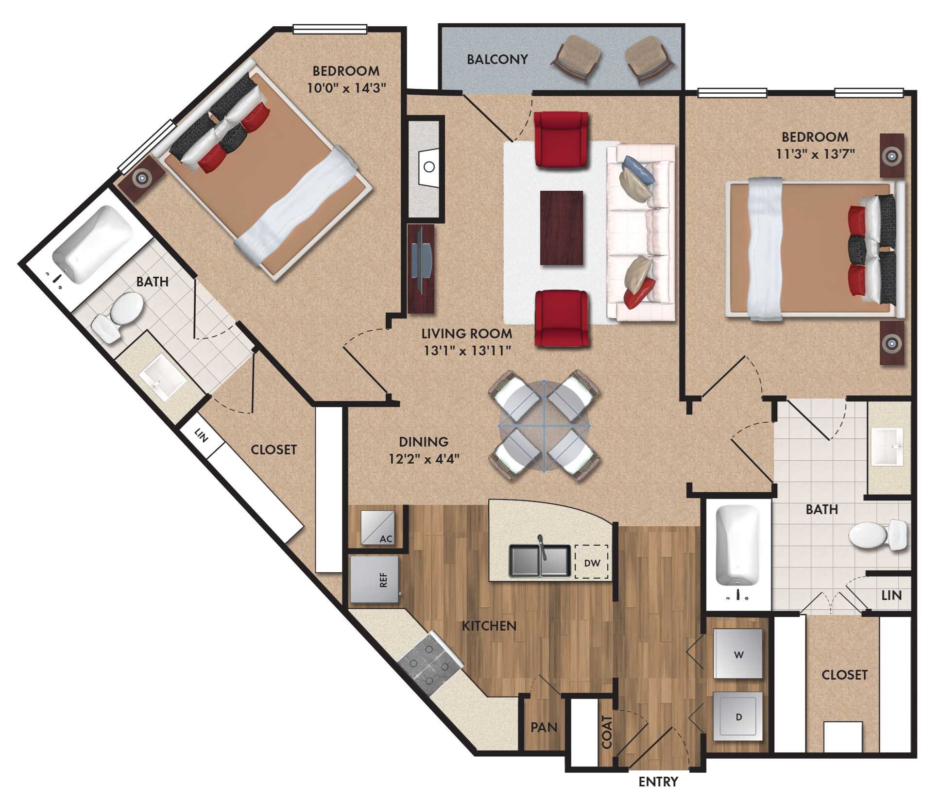 B1a Bluff Floor Plan 20